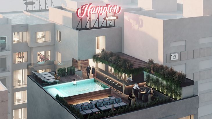 Hampton Rosario será parte de Iconcenter, el primer complejo de usos mixtos del centro rosarino.