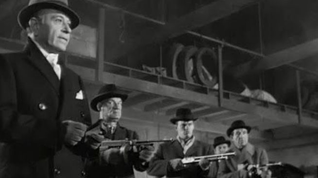 George Raft comanda la masacre en Una Eva y dos Adanes, de Bilyy Wilder