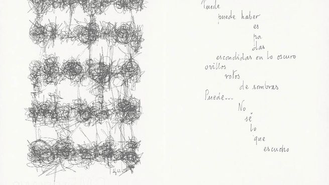 manuscritos. Un ejemplo de las muchas epístolas y dibujos que intercambiaron Alberti y Ferrari.