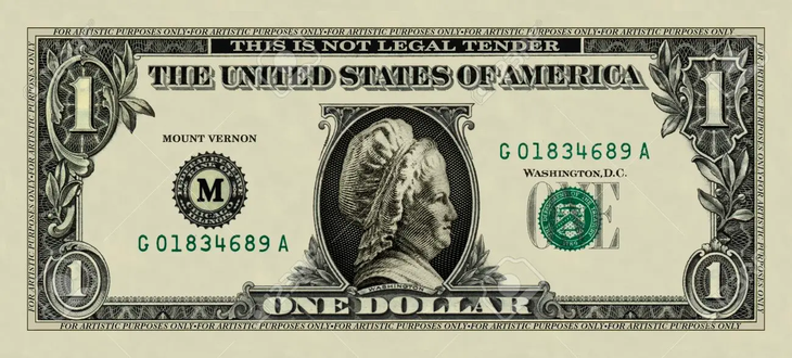 Dólar de Martha Washington.