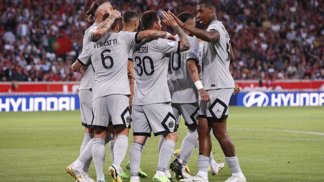 Imparable. PSG aplastó a Lille en la liga francesa con un gol de Messi.