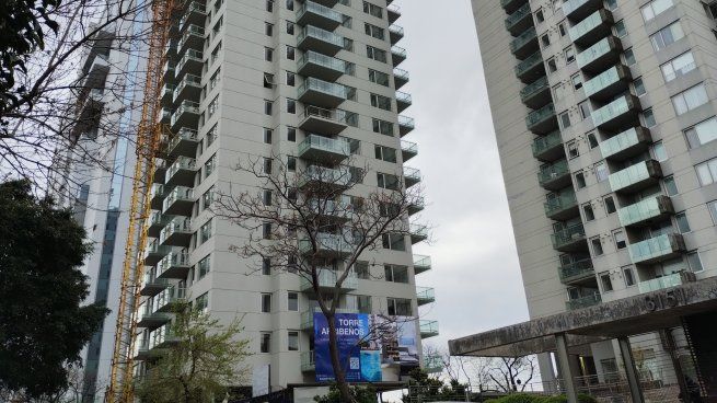 Edificios ya inaugurados y otros en obras en la zona de Arribeños, Campo Salles y Montañeses, en Núñez, uno de los barrios que más subió sus valores en un año