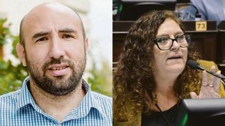 César Valicenti y Susana González.