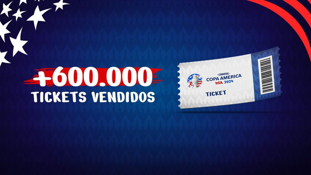 Ya se vendieron más de 600,000 entradas para la Copa América 2024