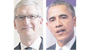 Tim Cook y Barack Obama