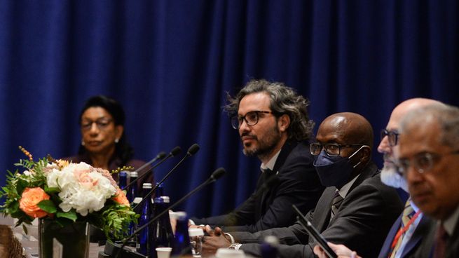 Santiago Cafiero en Nueva York.