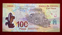 Billete de 100 pesos multiplicó su valor por un error en una frase