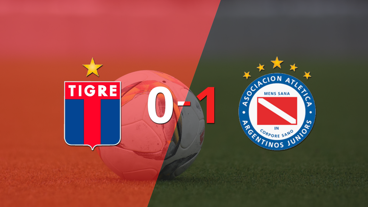 Due to the slight difference, Argentinos Juniors was left with the victory against Tigre in Don José Dellagiovanna
