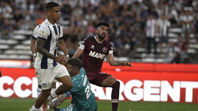 Moreno anotó el empate de Lanús ante Talleres.