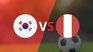 rep.  from Korea and Peru meet in a friendly