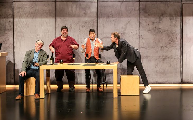 Pablo Echarri, Carlos Portaluppi, Osqui Guzmán y Juan Gil Navarro en Pablo Echarri, Carlos Portaluppi, Osqui Guzmán y Juan Gil Navarro en