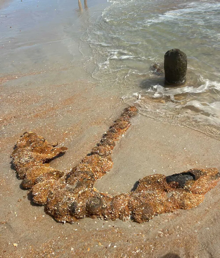 Estaban limpiando la playa y se encontraron con un sorprendente objeto milenario