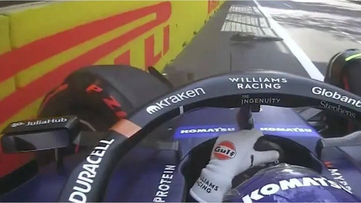 F1: Franco Colapinto went off track and crashed in Baku tests