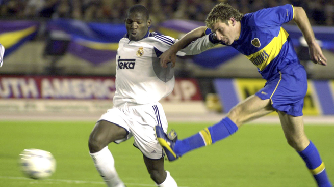 El segundo gol de Martín Palermo ante el Real Madrid.