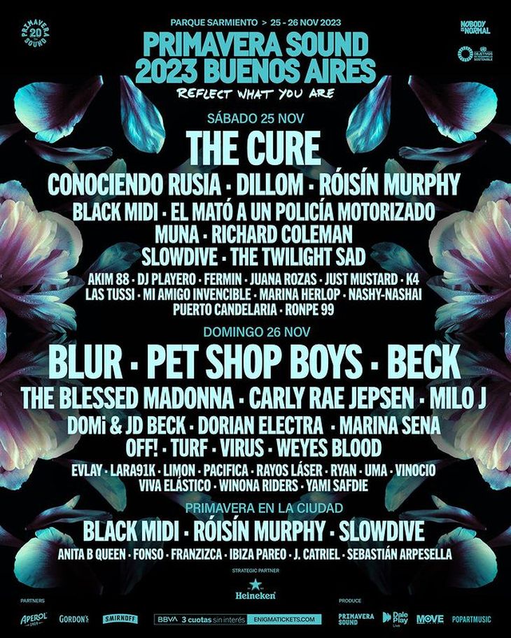 Primavera Sound Buenos Aires 2023: confirm the schedule per day