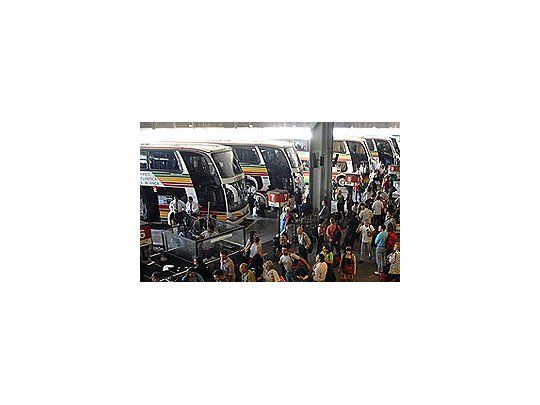 El levantamiento del paro alentó a mucha gente a viajar.