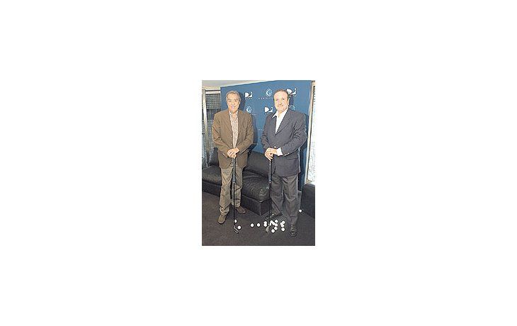 Carlos Avila y Carlos Prátola, CEO de DirecTV Argentina.