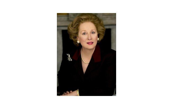 Meryl Streep en el papel de Margaret Thatcher.