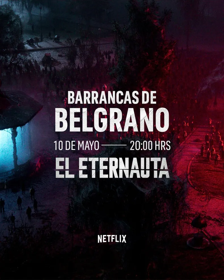 Netflix announced the event on social networks. Netflix announced the event on social networks.
