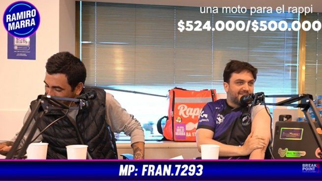 Ramiro Marra cerró su campaña en una transmisión en streaming