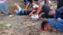 Fuertes imágenes del feroz tiroteo en González Catán