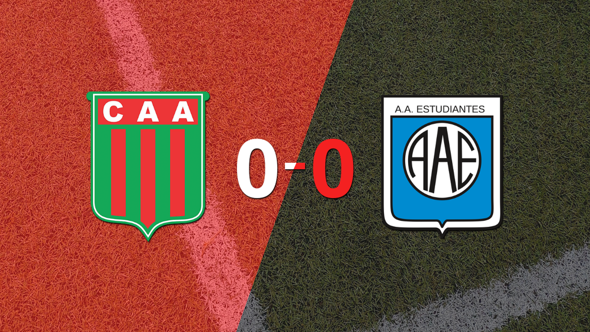 Agropecuario Argentino and Estudiantes (RC) did not take advantage and finished goalless