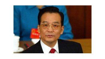 Primer ministro chino, Wen Jiabao.