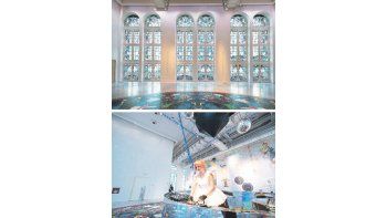 ámbito.com | Gracias a la instalación “Futopia Faena by Studio Job” la arquitectura de la Sala Molinos revela lo que pretende ser: una catedral más terrena que celestial. En el espacio ilusorio de una pista de patinaje se levanta la consola de una DJ (foto abajo).