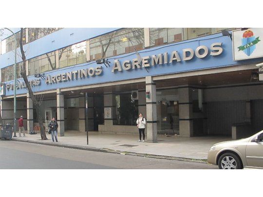 La sede de futbolistas agremiados, donde se realizará la asamblea para decidir si arranca o no el fútbol