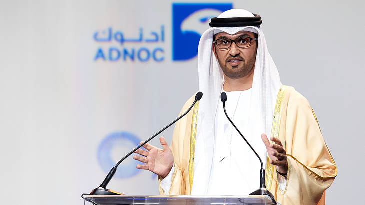 Sultan Ahmed Al Jaber es un influyente dirigente emiratí que ocupa cargos estratégicos en los Emiratos Árabes Unidos (EAU) y en el mundo de la energía. Sultan Ahmed Al Jaber es un influyente dirigente emiratí que ocupa cargos estratégicos en los Emiratos Árabes Unidos (EAU) y en el mundo de la energía.