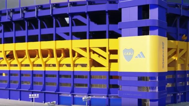 La nueva Bombonera con la que sueña Juan Román Riquelme. (Infobae)