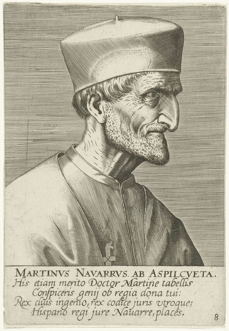 Martin de Azpilcueta, el primero en identificar en su “Comentario Resolutorio de Usuras” de 1556 el efecto adverso que tuvo sobre la economía española la inundación de plata y oro americano Martin de Azpilcueta, el primero en identificar en su “Comentario Resolutorio de Usuras” de 1556 el efecto adverso que tuvo sobre la economía española la inundación de plata y oro americano