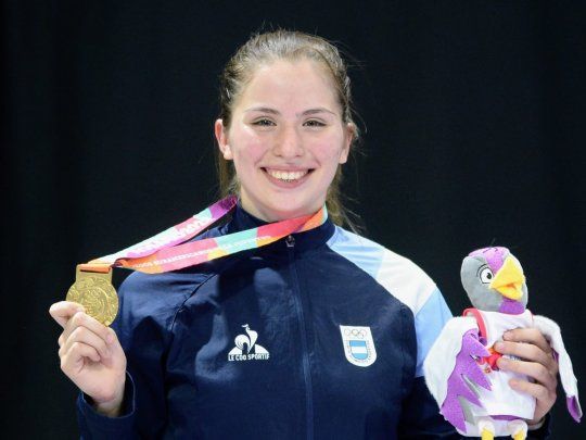 Rosario 2022. Evelin Victoria Díaz Biasizzo le dio un oro en Karate a la Argentina.