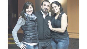 ámbito.com | Trío protagónico. María Victoria Gaeta, Martín Oro y María Goso.