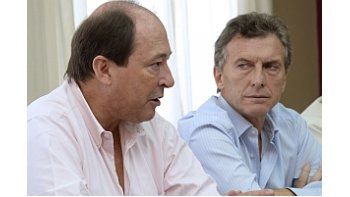Ernesto Sanz y Mauricio Macri.