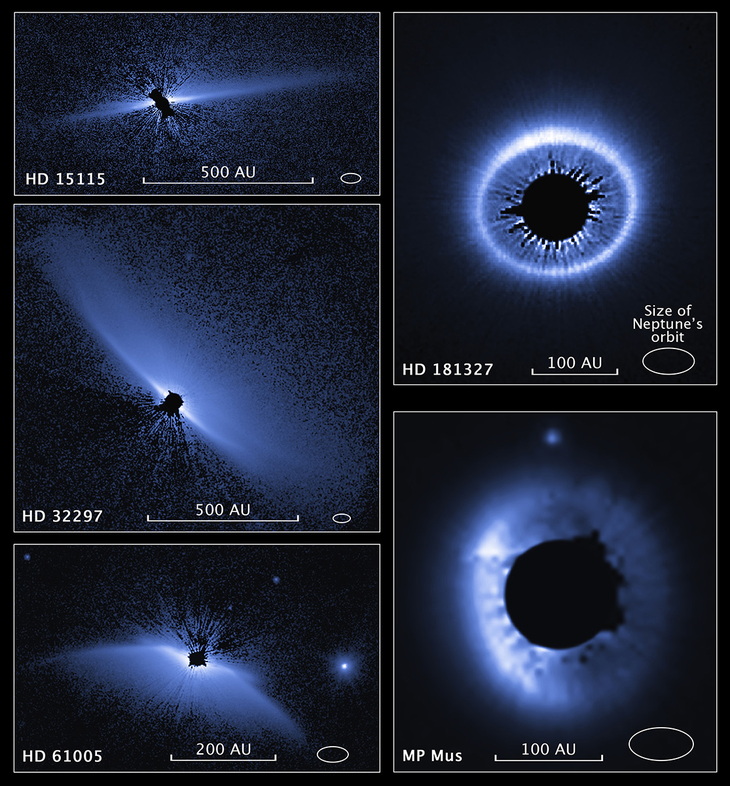 La NASA detectó hielo por primera vez fuera del sistema solar