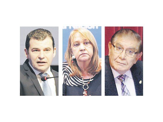 Miguel Galuccio, Noemí Rial y Guillermo Pereyra