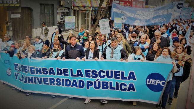 La poderosa Unión de Educadores de la Provincia de Córdoba participará de las marchas en defensa de la universidad pública.