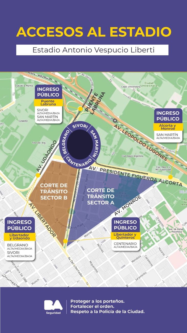 Ante un posible nuevo enfrentamiento entre dos facciones de la barra brava de River, el Ministerio de Seguridad de la Ciudad decidió aumentar de 1200 a 1500 los efectivos policiales. Ante un posible nuevo enfrentamiento entre dos facciones de la barra brava de River, el Ministerio de Seguridad de la Ciudad decidió aumentar de 1200 a 1500 los efectivos policiales.