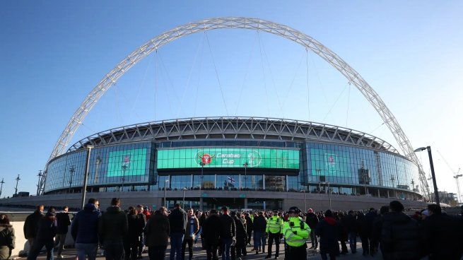 El Nuevo Estadio de Wembley fue inaugurado en 2007 y albergará el sábado proximo la tercera final de una Champions League.