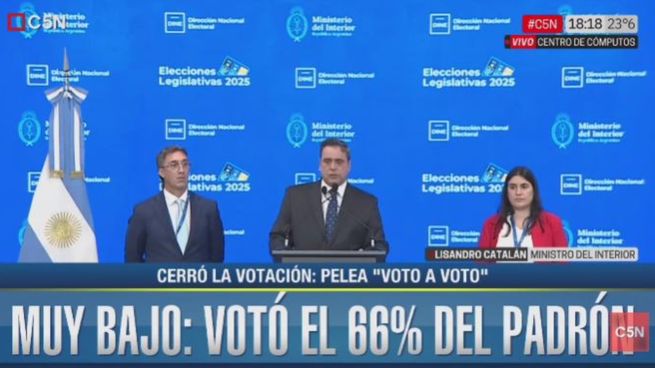 Lisandro catalán desde el Centro de Cómputos. 