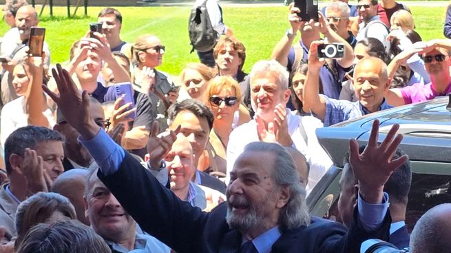 Carlos Maqueda en su despedida de la Corte Suprema.