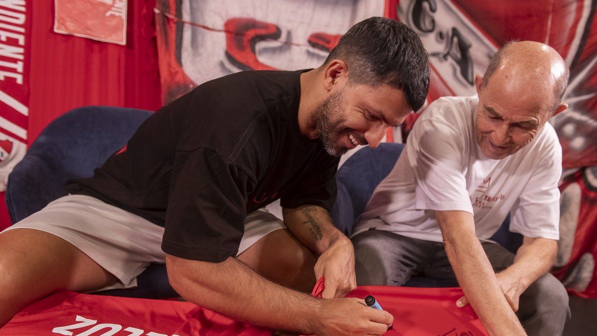 Everyone is excited: Agüero will wear the Independiente shirt again