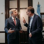 Rogelio Frigerio y Diego Santilli se reunieron en Entre Ríos. Rogelio Frigerio y Diego Santilli se reunieron en Entre Ríos.