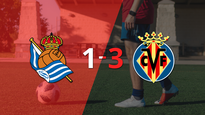 santi comesana marca un doblete en la victoria 3-1 de villarreal ante real sociedad