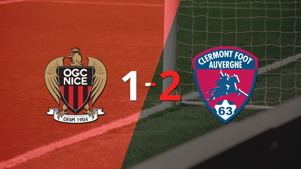 Clermont Foot took home win over Nice