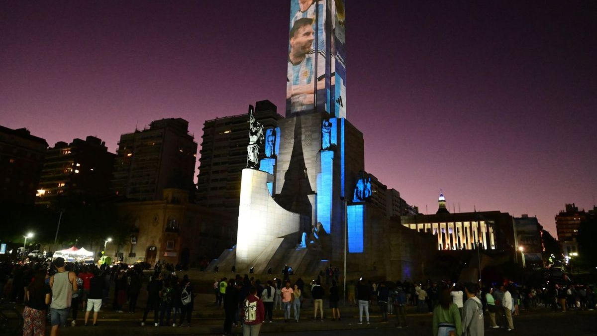 World Cup in Qatar 2022: they projected monuments from Argentina to encourage the Scaleneta