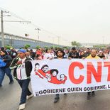 CNTE bloquea calles en CDMX este jueves. CNTE bloquea calles en CDMX este jueves.