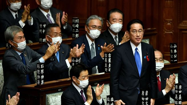 Fumio Kishida fue designado por el Parlamento como primer ministro de Japón.