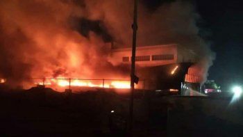 Incendio en Irak. También se informó de cinco heridos, dos de los cuales se hallan en estado crítico.